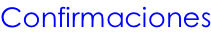 Confirmaciones