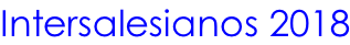 Intersalesianos 2018